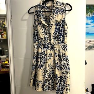 DKNY Size Large printed dress